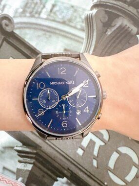 Michael Kors MK8639 Merrick Gunmetal-Tone Watch